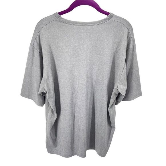 Nike Mens Jumper T Shirt Dri-Fit Short Sleeve Graphic Active Pullover XL Gray - Picture 3 of 8